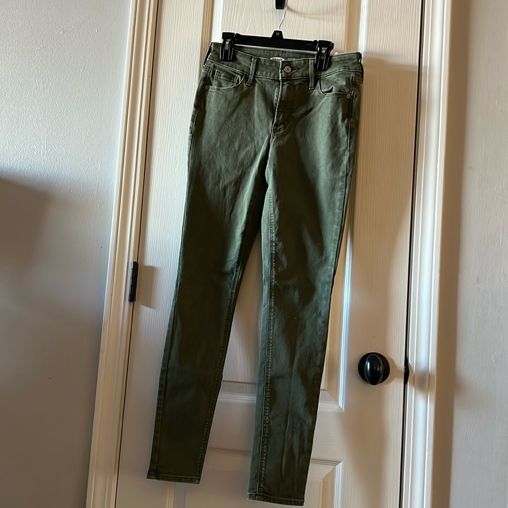 Olive green jeans. Old navy. Never worn. New with out tags.